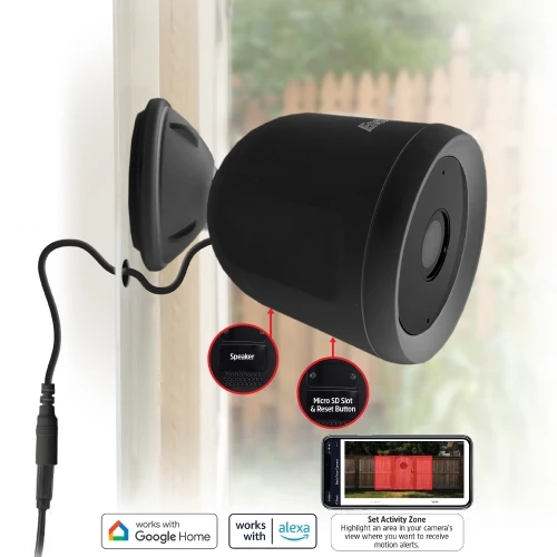 Smart 1080p WiFi Outdoor Wired Camera - Image 3