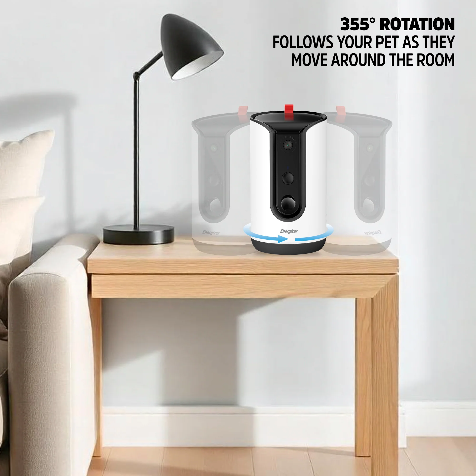 Smart Wi-Fi 2K Video Camera Two-Way Audio Pet Treater - Image 5