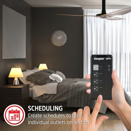 Smart 6 Outlet Power Strip Surge Protector - Image 4
