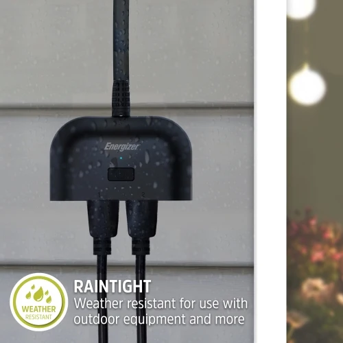 Smart Wi-Fi Outdoor Plug, Water-Resistant, 2 Individually Controlled Outlets - Image 4