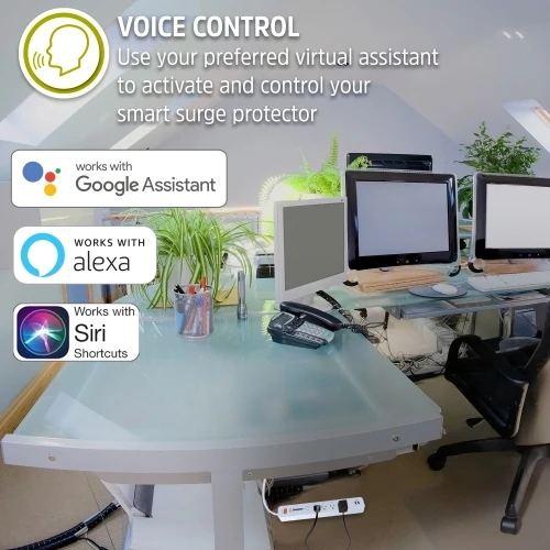 Smart WiFi Surge Protector with 4 AC Ports, 2 USB Ports - Image 5