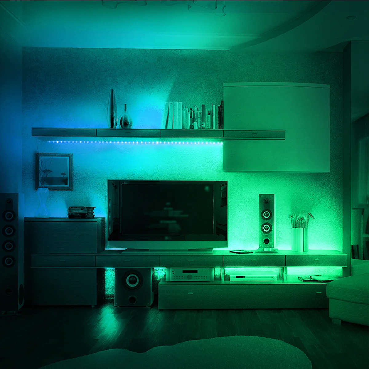Smart Wifi 6.5 ft Multi-Color and Single White LED Light Strip - Image 6