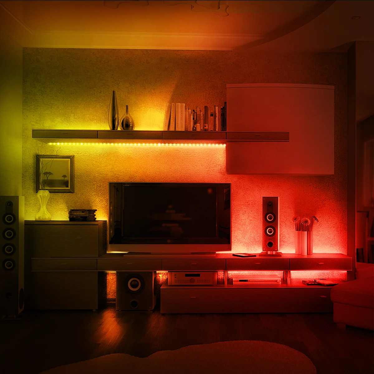 Smart Wifi 6.5 ft Multi-Color and Single White LED Light Strip - Image 7