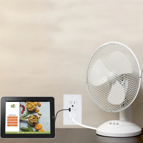 Smart in-Wall Outlet with USB Port - Image 9