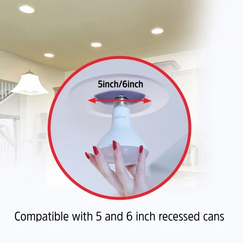 Smart Multicolor and Multi-White BR30 LED Light Bulb - Image 5